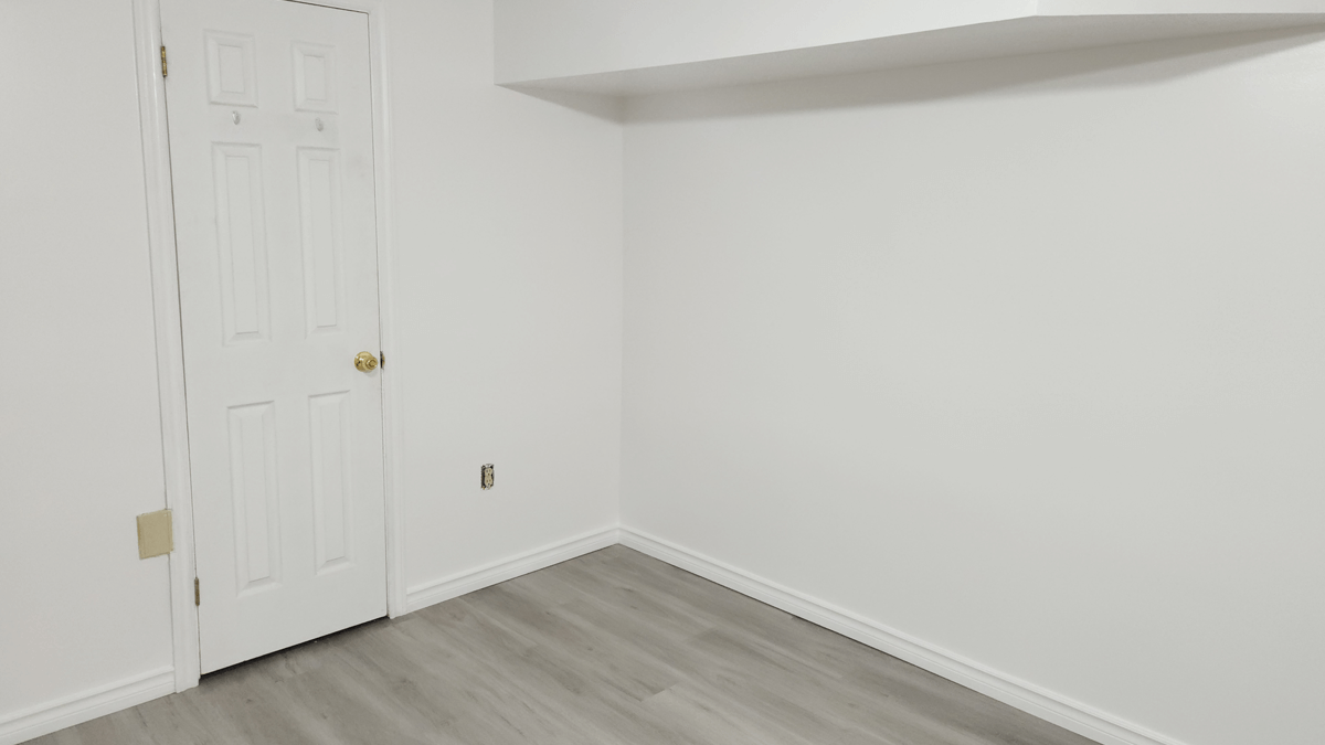 Drywall, flooring, paint and finishing in basement