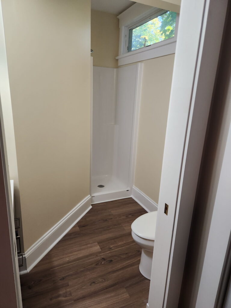 Small bathroom renovation in Trenton home