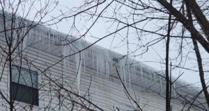 Roof edge protected with ice and water membrane to prevent leaks